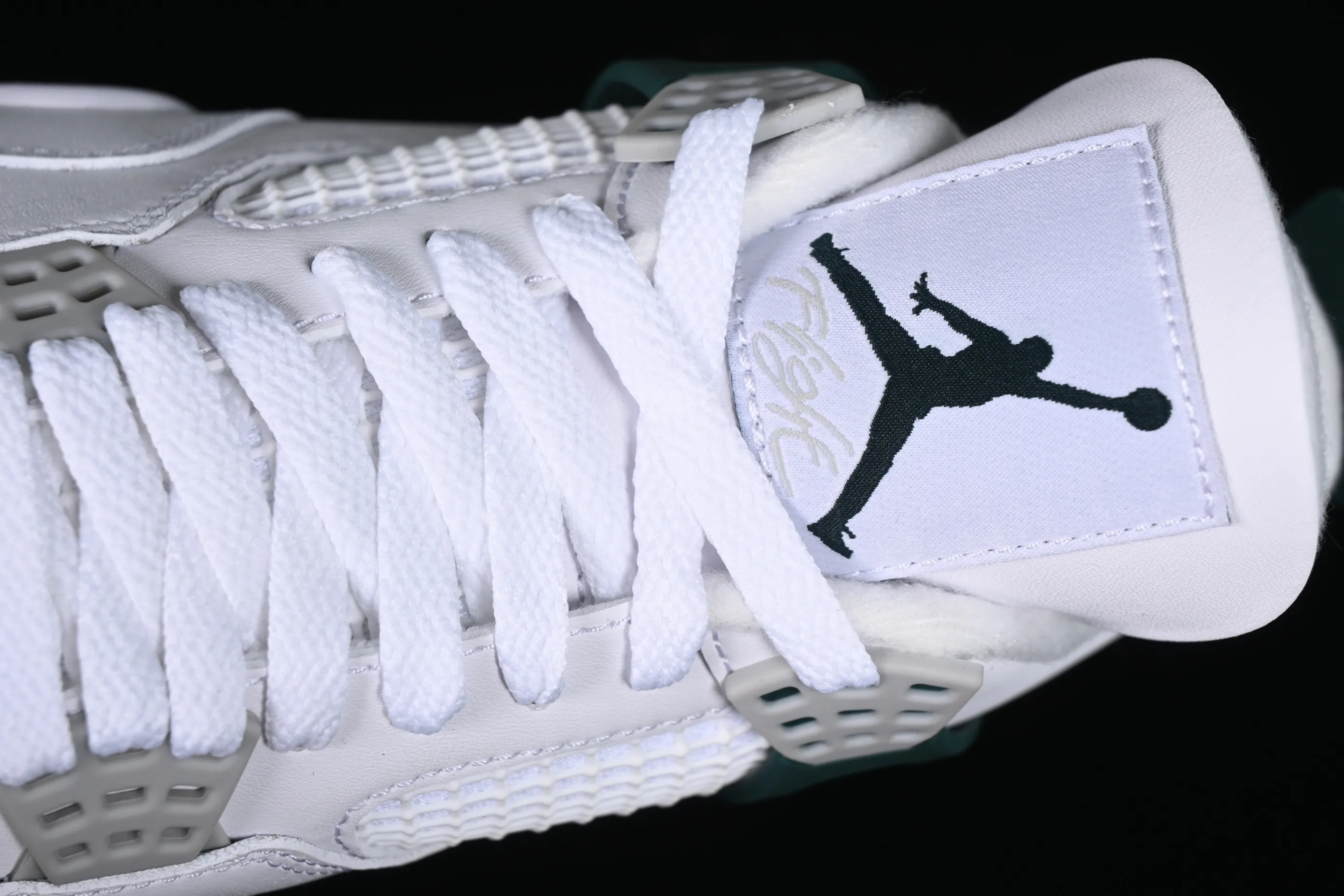 All categories Air Jordan Jordan series basketball shoes Air Jordan 4 P version Air Jordan 4 Retro "Oxidized Green" AJ4 Joe 4 white green FQ8138-103